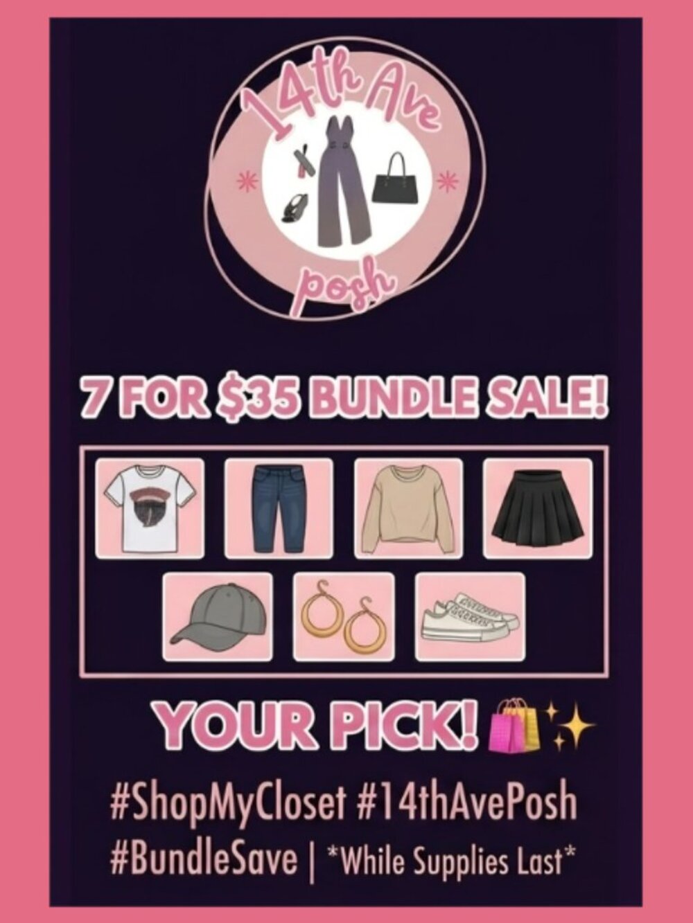 🏷️7 FOR $35 BUNDLE SALE